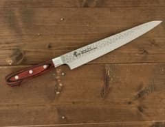 堺孝行 33層槌目ダマスカス 筋引 240mm　VG-10 堺孝行 33層槌目ダマスカス 筋引 240mm VG-10 - メルカリ