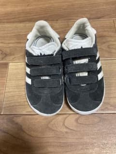 adidas GAZELLE キッズ スニーカー ブラックのサムネイル