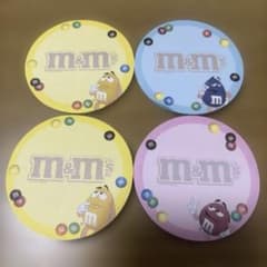 M&M's メモ帳 ぺったんこメモ ふせん 4枚セット