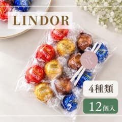 12개 린돌 린츠 초콜릿 럭셔리 초콜릿 랩핑 쁘띠 선물