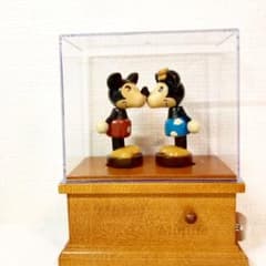 超レア】ディズニー ミッキー&ミニー オルゴール 星に願いを