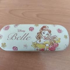 Disney Belle 안경 케이스 꽃무늬