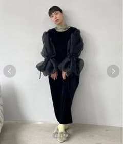シースルーボリュームパフドレスのサムネイル