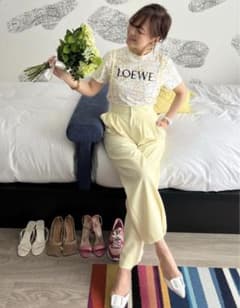 【新品】イデアルーチェ　サロペットパンツ　イエローのサムネイル