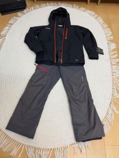 phenix スキーウェア ブラック/レッド セットアップ - メルカリ