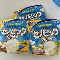 180g ロート製薬 セノビックPlus バナナ味 3袋セットのサムネイル