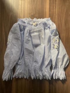 ポンポネット　薄手　Lサイズ　160センチ　チュニック　シャツ　ブラウスのサムネイル