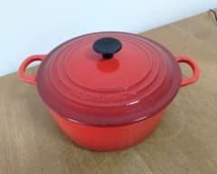 LE CREUSET  ル・クルーゼ ココット ロンド  22cm  レッドのサムネイル