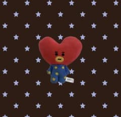 未使用 BT21 TATA ぬいぐるみ マスコット 赤 ハート BTSのサムネイル