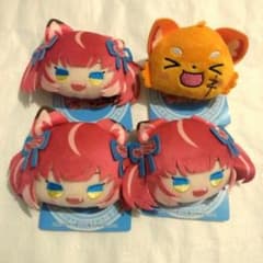 [신품 미사용] 4 점 세트 * 아카미 카루비의 코미디 카루비 학원 * 카라 마루 마스코트 배지