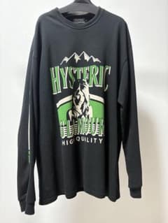 カ*ズ様 HYSTERIC GLAMOUR ブラック長袖カットソーのサムネイル