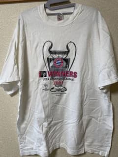 adidas バイエルンミュンヘン 2001 CL優勝記念 Tシャツ L 万国旗のサムネイル