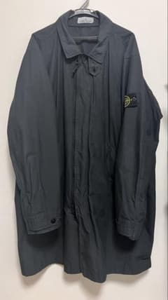 STONE ISLAND 薄手 ブラック モッズコートのサムネイル