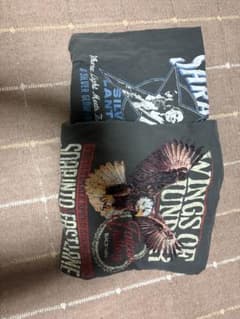 ビンテージ加工Tシャツ 2枚