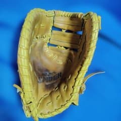 キップレザーSPIDER プロフェッショナルモデル 硬式グローブ イエロー