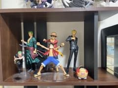 ワンピース フィギュアセット ルフィ ゾロ サンジ 一番くじ おまけ付きのサムネイル