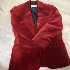 キッズ　ベロア素材　ジャケット
