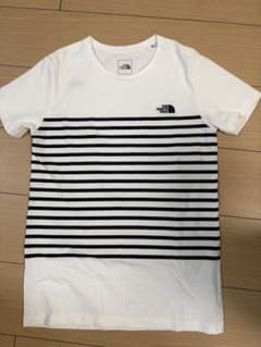 THE NORTH FACE ボーダー 半袖Tシャツ ホワイト Lのサムネイル