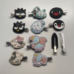 キャラクター ヘアクリップ まとめ売りのサムネイル