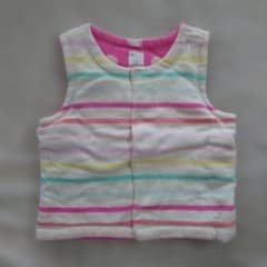 babyGap ベスト マルチカラー ボーダーリバーシブルのサムネイル