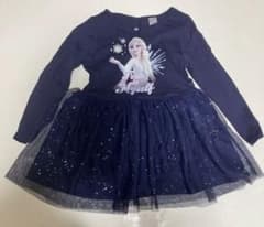 H&M エルサ　ネイビー ワンピース 110cmのサムネイル