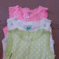 あっち様専用。ノースリーブロンパース３枚のサムネイル