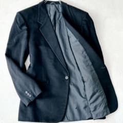 ジョルジオアルマーニ　B3 カシミヤ配合　　デニム　テーラードジャケット　ベロア ジョルジオアルマーニ テーラードジャケット カシミヤ100％ ブラック