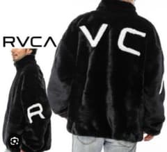 ⭐︎RVCA⭐︎ルーカ ブラック フリースジャケットL美品モコモコ - メルカリ