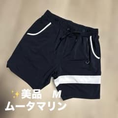 美品】ムータマリン 海パンmuta MARINE 水着 ショートパンツネイビー