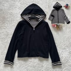 リバーシブル✨フォクシー　デイリーパーカー　ニット　フード付き　L　近年　日本製 リバーシブル✨フォクシー デイリーパーカー ニット フード付き L 近年