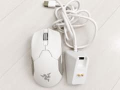 Razer Viper Ultimate ホワイト マウス本体 充電ドック付