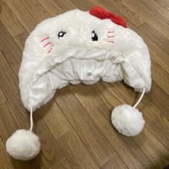 USJ ハローキティ 被り物 ファンキャップのサムネイル