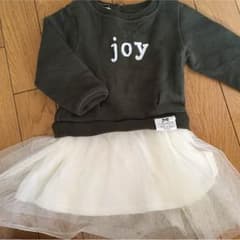 チュールスカート付き ワンピース  100のサムネイル