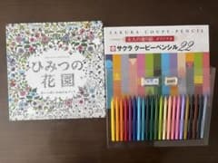 ひみつの花園と色鉛筆セットのサムネイル