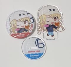 バンドリ！桐ヶ谷透子 ミニキャラ缶バッジ ミニキャラアクリルスタンド