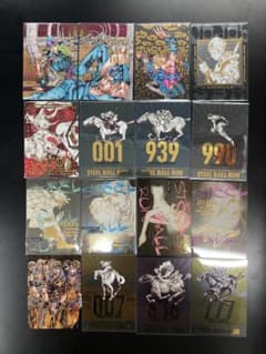 [16 장] STEEL BALL RUN 호일 누르기 클리어 카드 AB 엽서