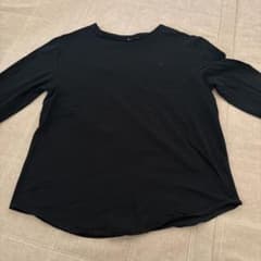 ZARAブラック長袖Tシャツ ハート刺繍のサムネイル