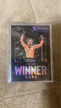 ち*ゃ様 値下げ可能⭕️RIZIN ライコレ リアルカード 秋元強真 WINNE