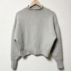 美品 マカフィー ラム カシミヤ ニット ウール グレー トゥモローランド 美品 トゥモローランド マカフィー ラムカシミヤビルドネックプル