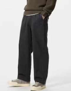 ユニクロ UNIQLO ストレッチイージーアンクルパンツ グレー Mのサムネイル