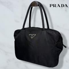 051 美品 PRADA 三室構造 ハンドバッグ トートバッグ 肩掛け 黒 h9 051 極美品 PRADA ハンドバッグ 肩掛け 黒 wm1 - メルカリ