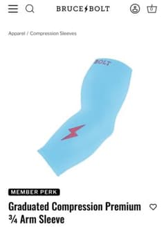 新品未使用BRUCEBOLT 3/4レングス アームスリーブ TEAL/PINK - メルカリ