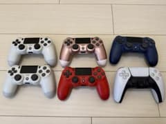 【ジャンク】純正PS4.PS５コントローラーセットのサムネイル