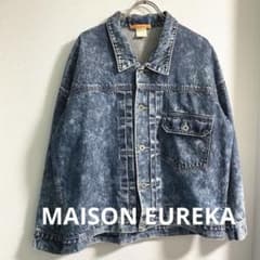 Maison Eureka ケミカルウォッシュ デニムジャケット ファースト Maison Eureka ケミカルウォッシュ デニムジャケット ファースト