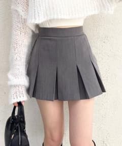 ワイドプリーツミニスカパン Chicoのサムネイル