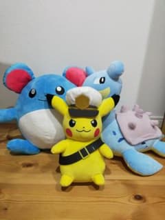 포켓몬 마릴 라플라스 피카츄 봉제인형 3체 세트