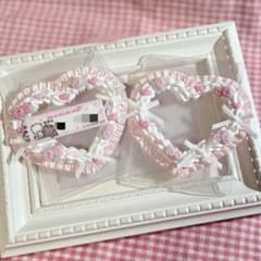 量産型 ホイップデコ 硬質ケース リボン ピンク 薔薇 平成女児 43のサムネイル