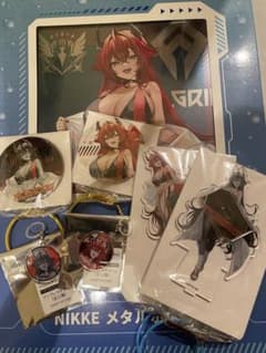 勝利の女神：NIKKE GiGOレッドフード7点 ポスター 缶バ アクスタ 特典のサムネイル