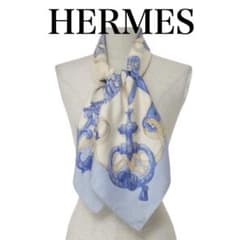 美品】HERMES カレ90 FERRONNERIE 鉄細工 シルク スカーフ - メルカリ