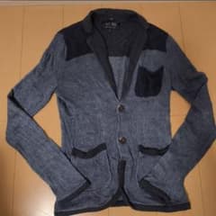 Armani Jeans ネイビー カーディガン スリムジャケットのサムネイル